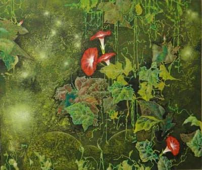 万绿丛中红几点 by Li-jia Fan